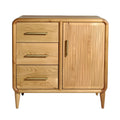 **Moderne houten kast met lade en deur**