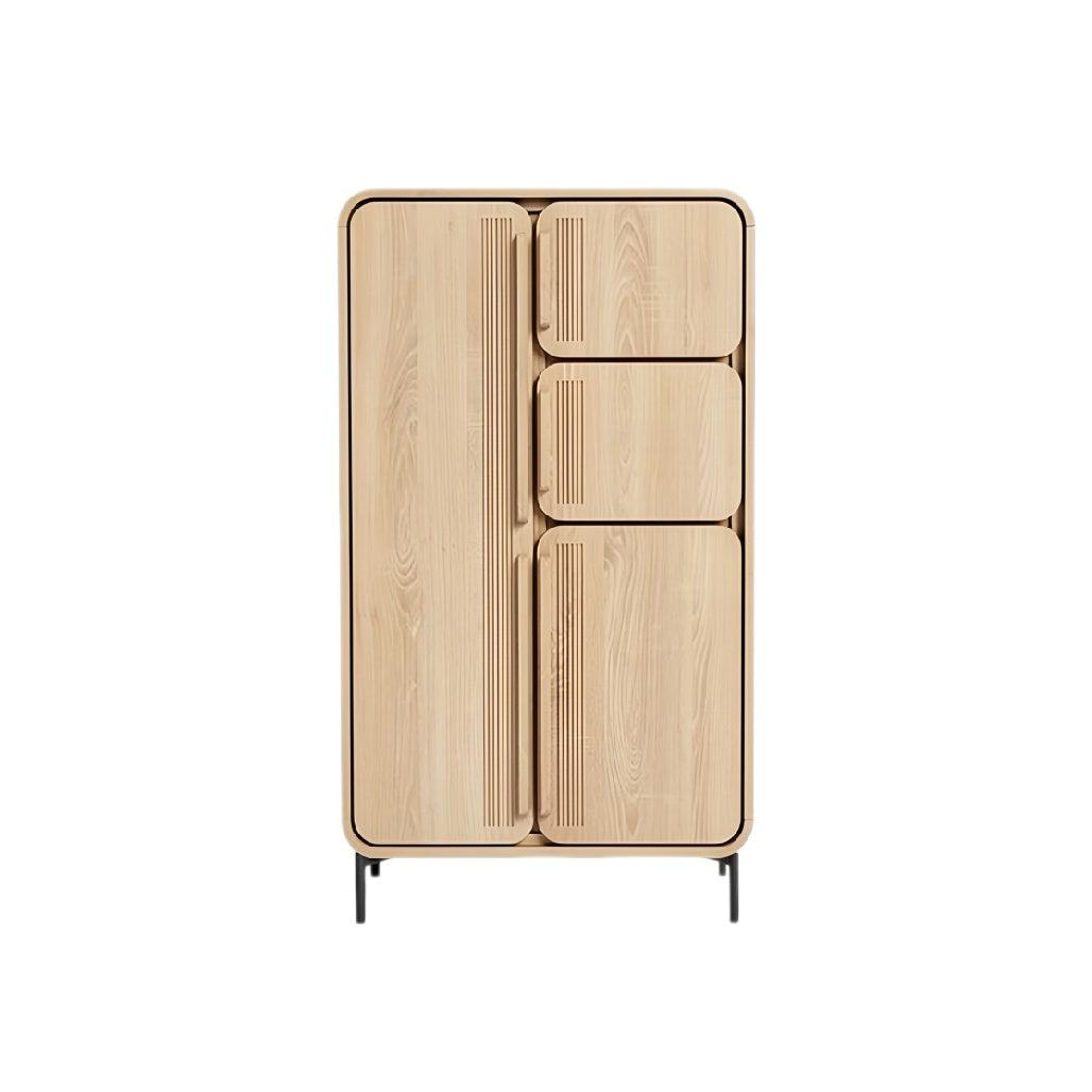 Technische titel in het Nederlands: **Moderne kast van hout met strakke lijnen**